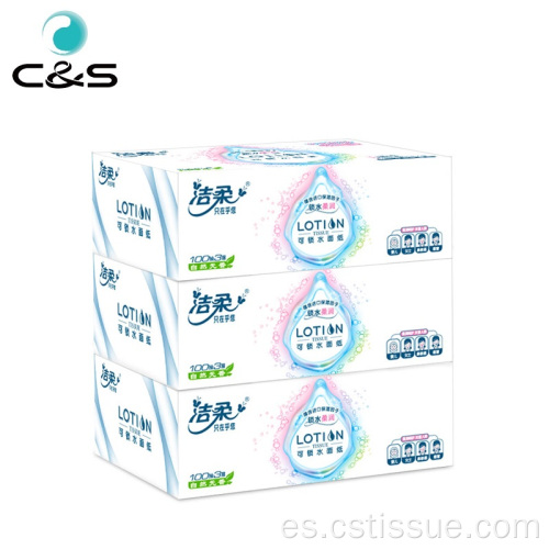 3 cajas Un paquete de tejido facial tejido facial